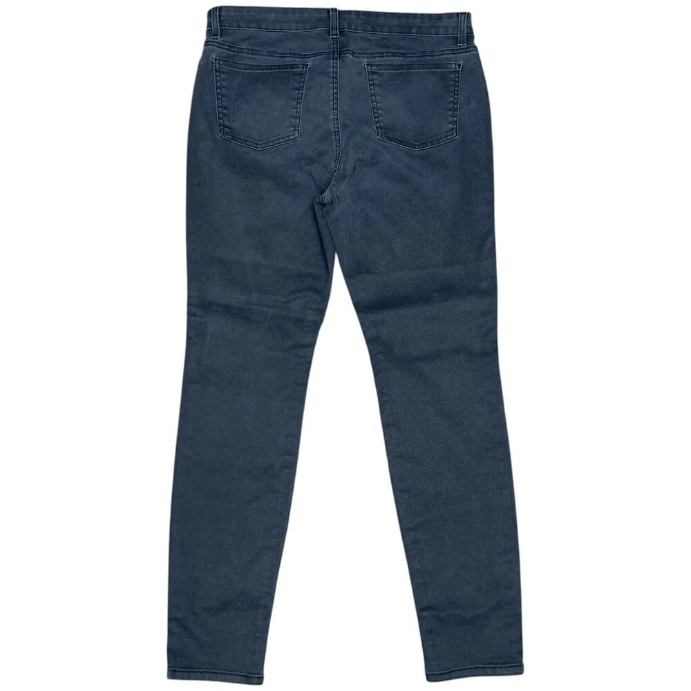 EILEEN FISHER Women's EUC Organic Cotton Slim Mid-rise Denim | Size 12‎